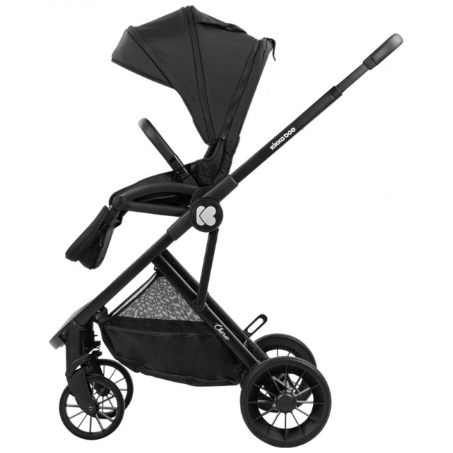 Kikka Boo Cherie 3 in 1 Reversible Baby Stroller Black 31001010185