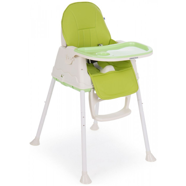 Kikka Boo Creamy 2 in 1 Convertible Childern High Chair - Green 31004010080