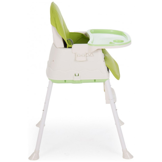 Kikka Boo Creamy 2 in 1 Convertible Childern High Chair - Green 31004010080