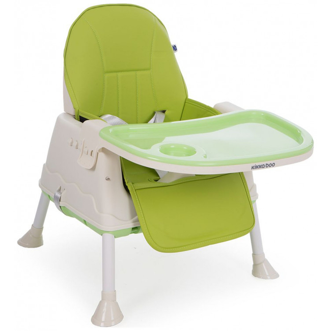 Kikka Boo Creamy 2 in 1 Convertible Childern High Chair - Green 31004010080