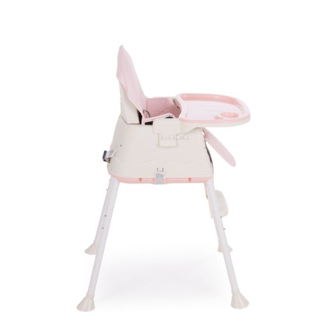 Kikka Boo Creamy 2 in 1 Convertible Childern High Chair - Pink (31004010077)