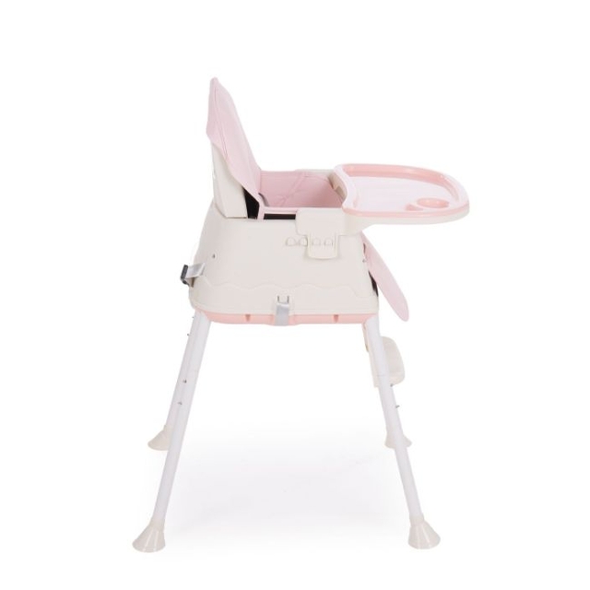 Kikka Boo Creamy 2 in 1 Convertible Childern High Chair - Pink (31004010077)