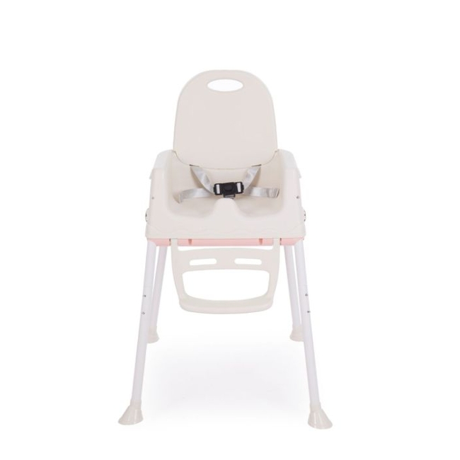 Kikka Boo Creamy 2 in 1 Convertible Childern High Chair - Pink (31004010077)