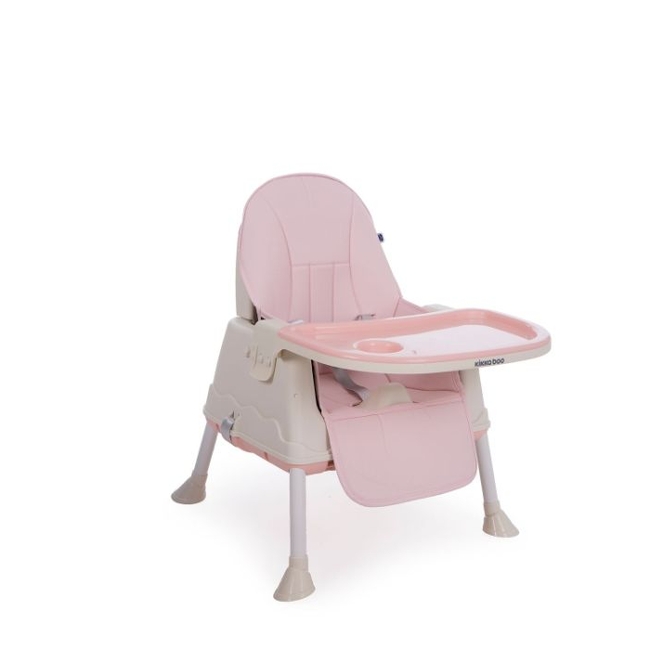 Kikka Boo Creamy 2 in 1 Convertible Childern High Chair - Pink (31004010077)