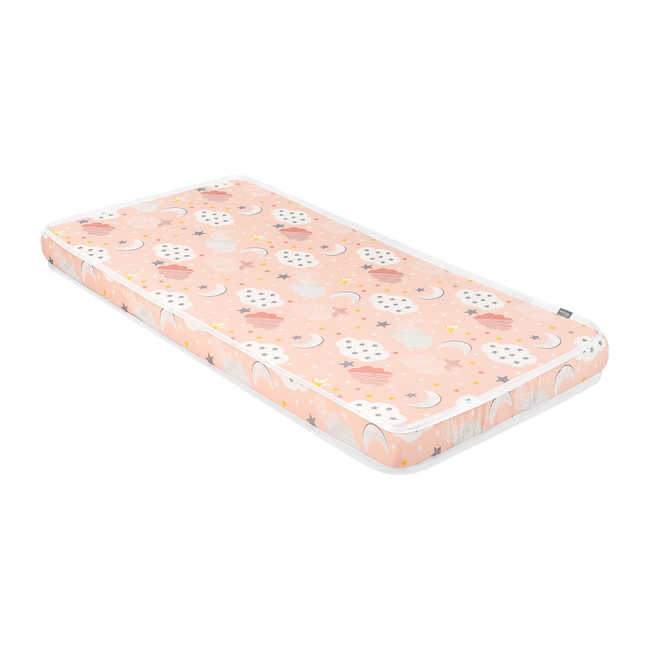 Kikka Boo Fantasia Βρεφικό Στρώμα 60x120x7 cm Clouds Peach 41107030009