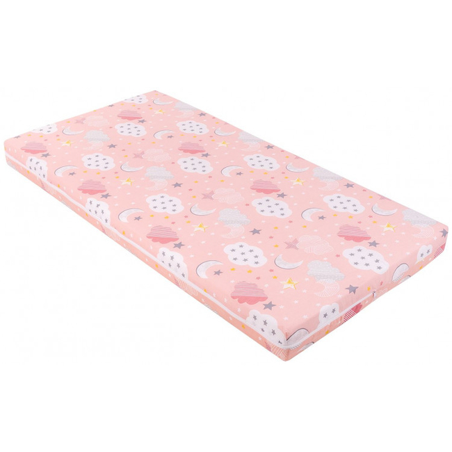 Kikka Boo Fantasia Plus Βρεφικό Στρώμα 60 x 120 cm Clouds Peach 41107030027