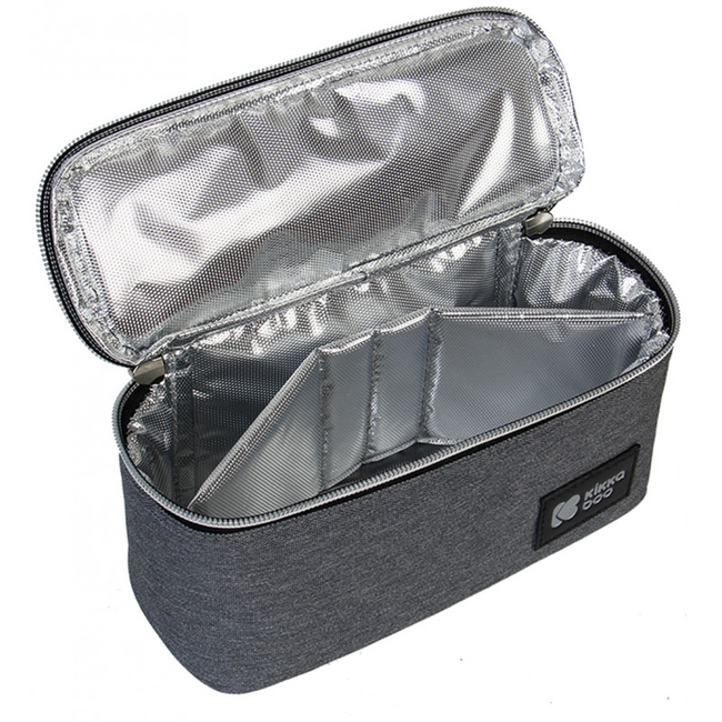 Kikka Boo Foody thermo-isolated Lunch Bag 19x10x7cm Dark Grey 31108020052