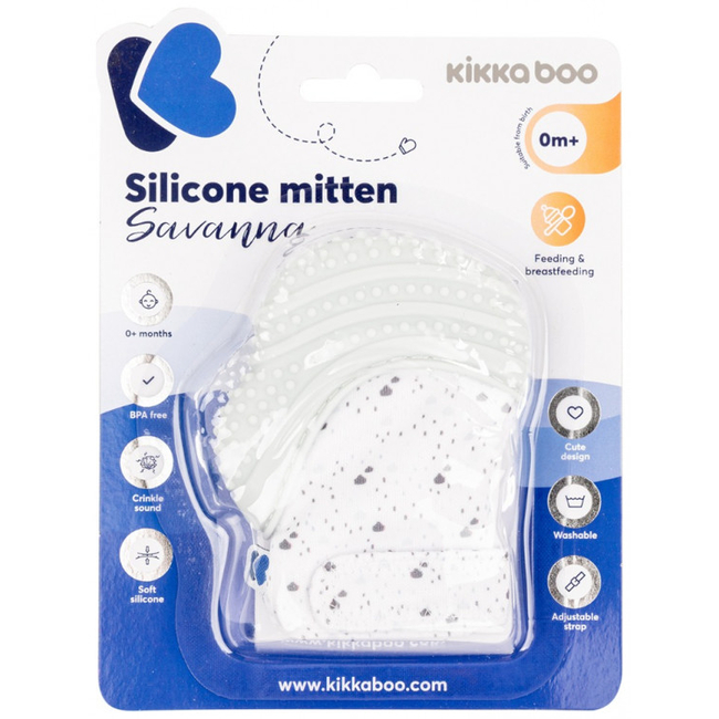 KIkka Boo Silicone Mitten Savanna Blue 31303040092