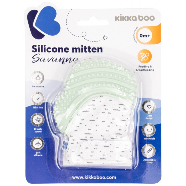 KIkka Boo Silicone Mitten Savanna Mint 31303040091