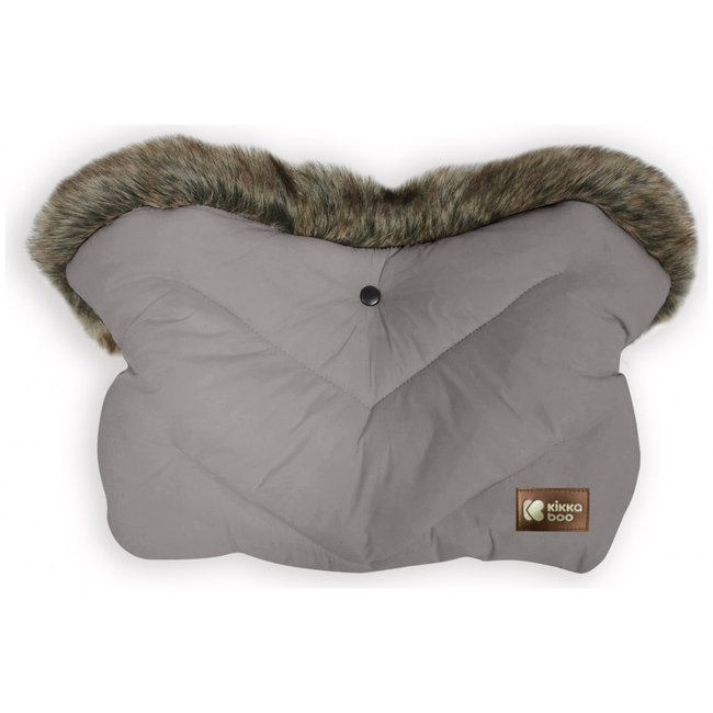 Kikka Boo Handmuff Luxury Fur Grey 31108040079