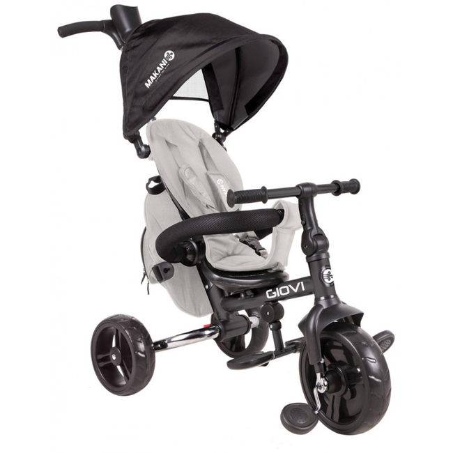 Kikka boo Giovi Folding Tricycle With Backrest Black 31006020142