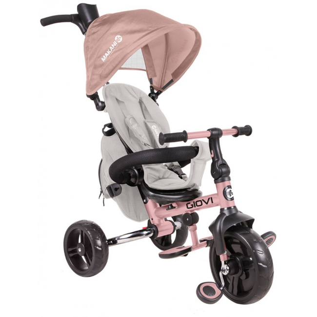 Kikka boo Giovi Folding Tricycle With Backrest Pink 31006020143