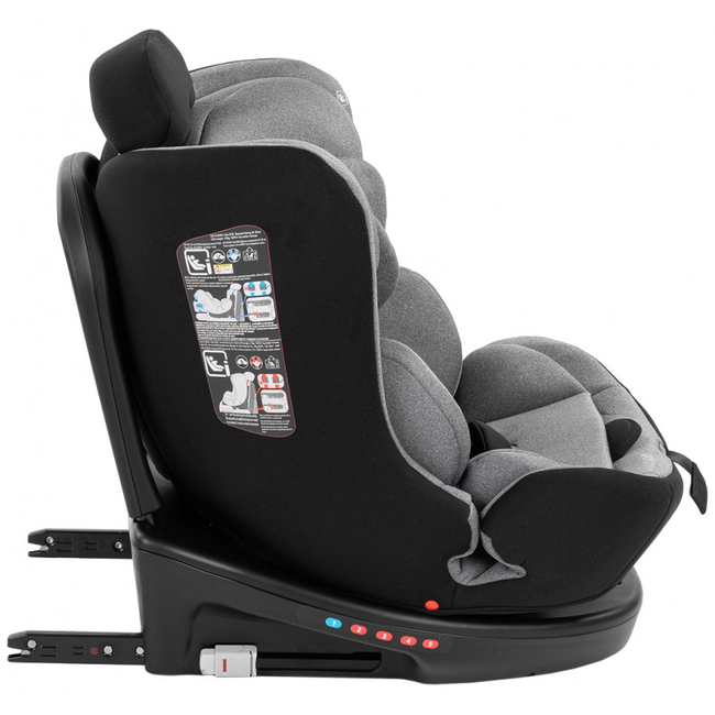 Kikka Boo i-Safe i-SIZE 40-150 cm Isofix Περιστρεφόμενο Κάθισμα Αυτοκινήτου 0-36kg Light Grey 31002100002 (ΔΩΡΟ προστασία καθίσματος)