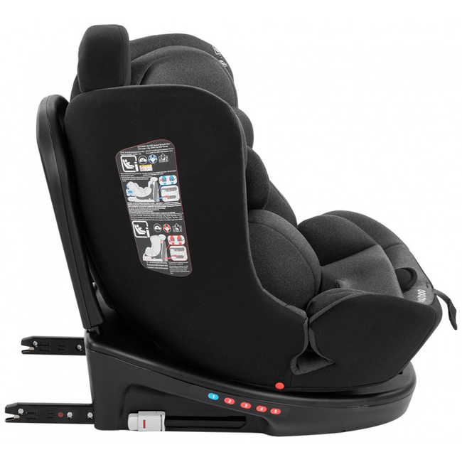 Kikka Boo i-Safe i-SIZE 40-150 cm Isofix Περιστρεφόμενο Κάθισμα Αυτοκινήτου 0-36kg Dark Grey 31002100001 (ΔΩΡΟ προστασία καθίσματος)