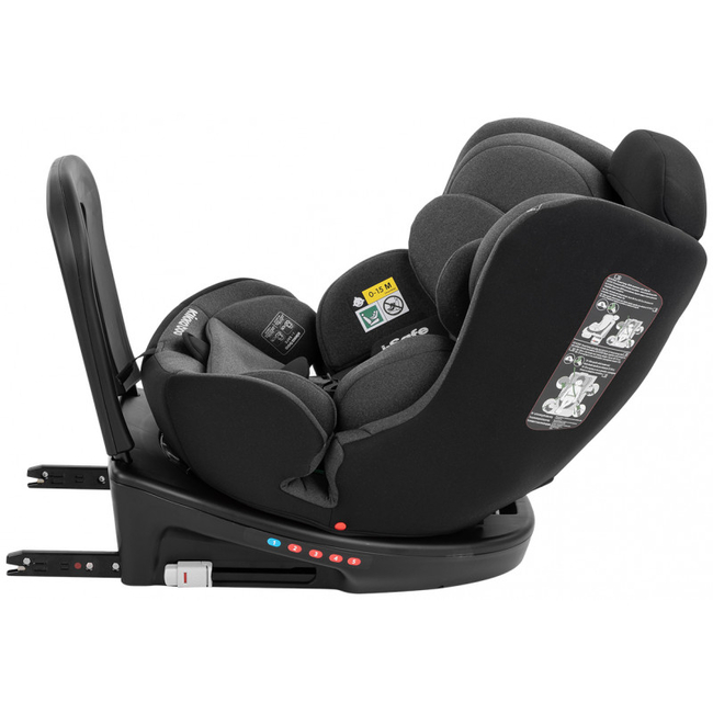 Kikka Boo i-Safe i-SIZE 40-150 cm Isofix Περιστρεφόμενο Κάθισμα Αυτοκινήτου 0-36kg Dark Grey 31002100001 (ΔΩΡΟ προστασία καθίσματος)