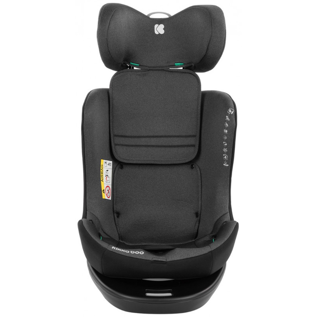 Kikka Boo i-Safe i-SIZE 40-150 cm Isofix Περιστρεφόμενο Κάθισμα Αυτοκινήτου 0-36kg Dark Grey 31002100001 (ΔΩΡΟ προστασία καθίσματος)