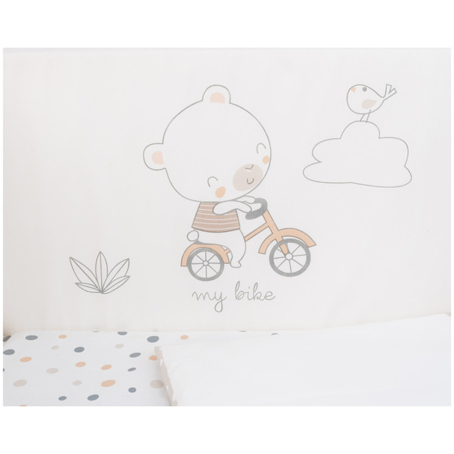 Kikka Boo Jersey Σετ Προίκας μωρού για Κούνια 6 τμχ 140x70cm My Teddy 41101060095
