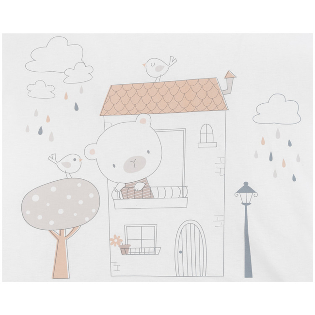 Kikka Boo Jersey Σετ Προίκας μωρού για Κούνια 6 τμχ 140x70cm My Teddy 41101060095