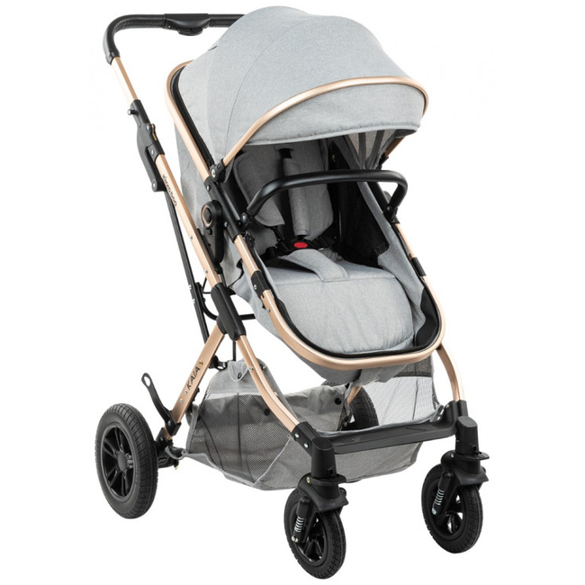 Kikka Boo Kaia 3 in 1 Reversible Baby Stroller Light Grey 31001010199