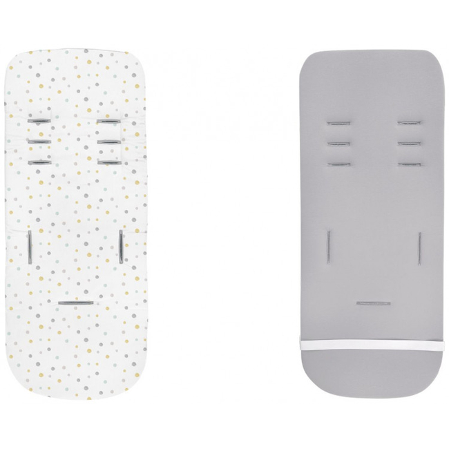 Kikka Boo Κάλυμμα-Στρώμα Memory Foam για παιδικό καρότσι Dots 31106010050