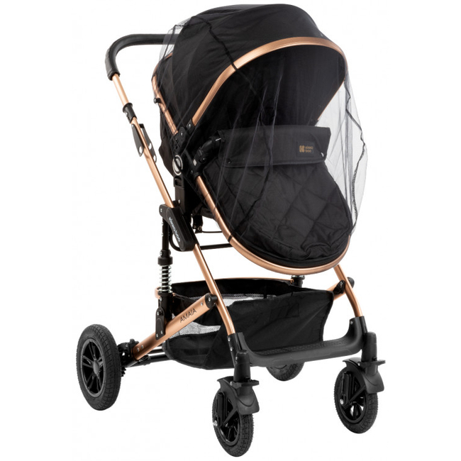 Kikka Boo Mosquito Net for Baby Strollers 2 in 1 Black 31108040091