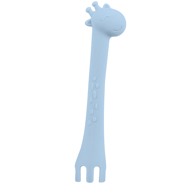 Kikka Boo Κουτάλι σιλικόνης Giraffe Blue (31302040082)
