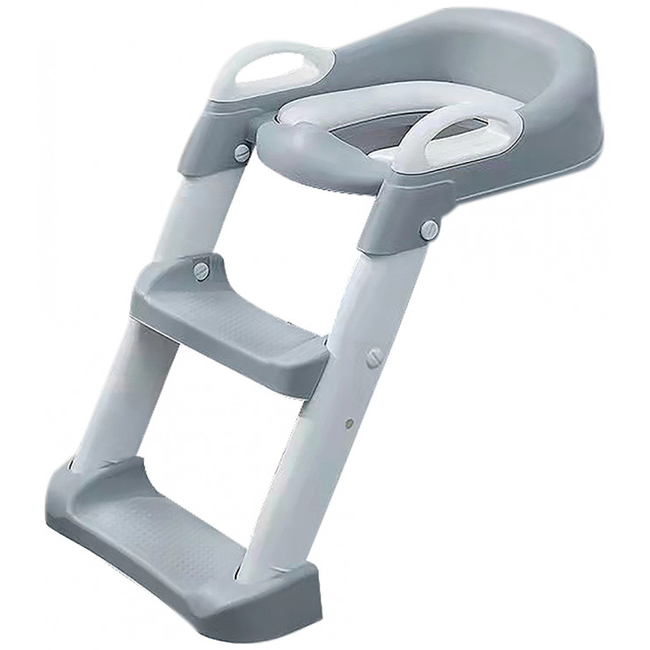 Kikka Boo Lea Παιδικό Κάθισμα Τουαλέτας με Σκάλα Grey 31403010017
