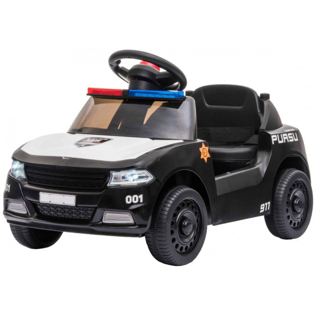 Kikka Boo Little Cop Electric Patrol Police Car 6V Black 31006050235