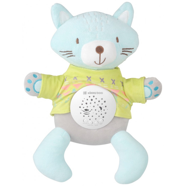 Kikka Boo Plush teddy bear with Light Projector Kit the Cat 31201010245