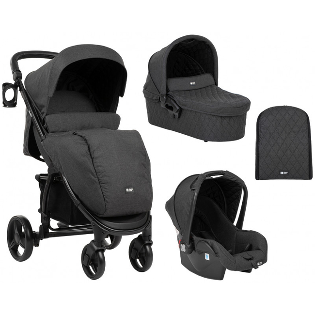 Kikka boo Madrid 3 σε 1 Πολυμορφικό Σύστημα Μεταφοράς Black Melange 31001010131