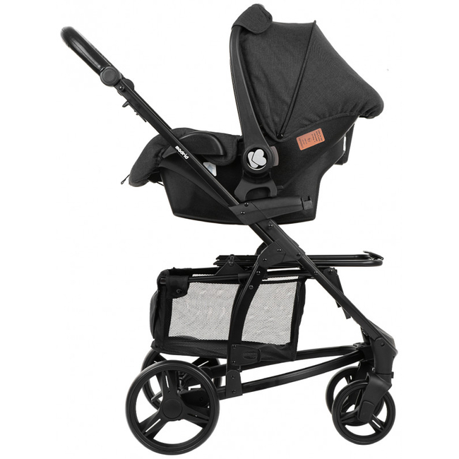 Kikka boo Madrid 3 σε 1 Πολυμορφικό Σύστημα Μεταφοράς Black Melange 31001010131