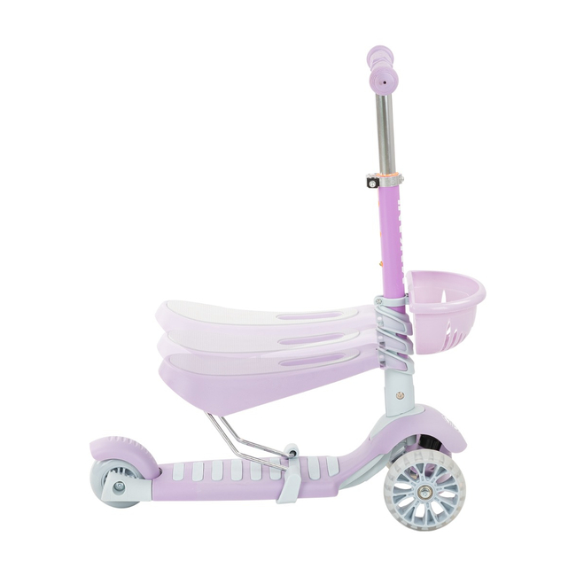 Kikka boo Makani BonBon Scooter 3 in 1 Παιδικό Πατίνι 3 Τροχοί Κάθισμα Candy Lilac 31006010096