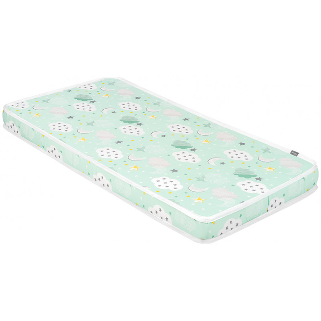 Kikka boo Mattress Fantasia Plus 60x120x7 cm Clouds Mint 41107030010