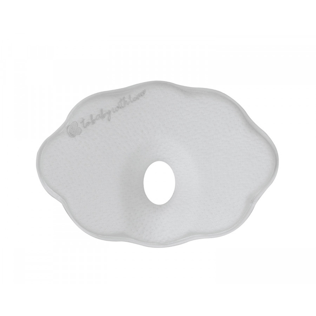 Kikka Boo Memory Foam Εργονομικό Μαξιλάρι Πλαγιοκεφαλίας 26x29εκ Cloud Airknit Grey 31106010141