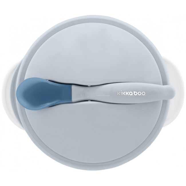 Kikka Boo Bowl with heat sensing spoon 250ml Blue 31302040126