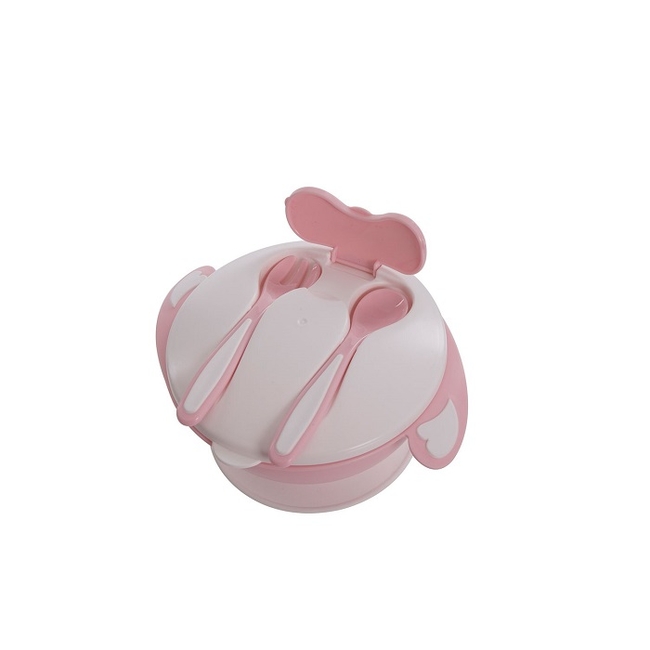 Kikka Boo Bowl Set 700ml - Pink (31302040069)