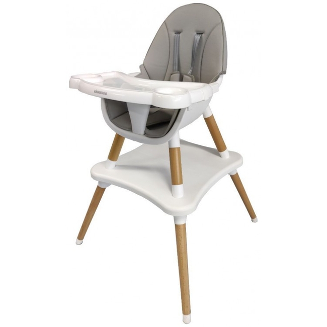 Kikka Boo Multi 3in1 Μετατρεπόμενη Παιδική Καρέκλα Φαγητού - Grey (31004010100)