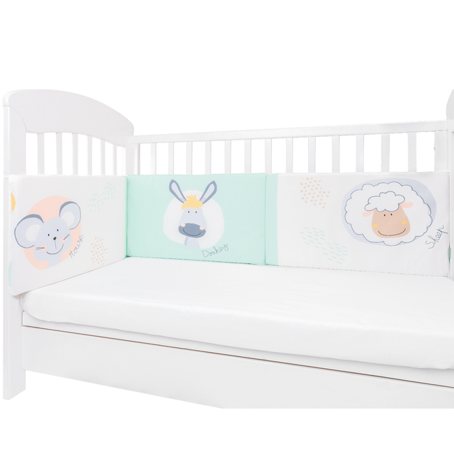 Kikka Boo Cot Bumper 35x180cm New Friends 41101080050