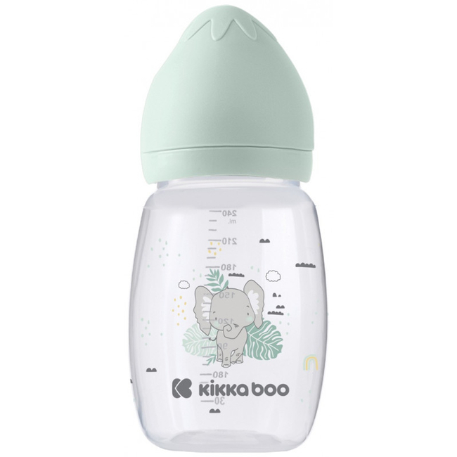 Kikka Boo Πλαστικό Μπιμπερό 260 ml BPA Free 3+ Μηνών Savanna Mint 31302020098