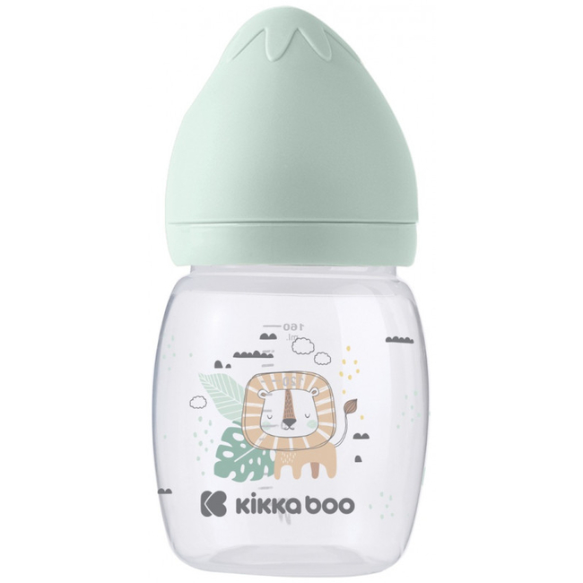 Kikka Boo Plastic Bottle 180 ml Anti Colic 0+ m Savanna Mint 31302020096