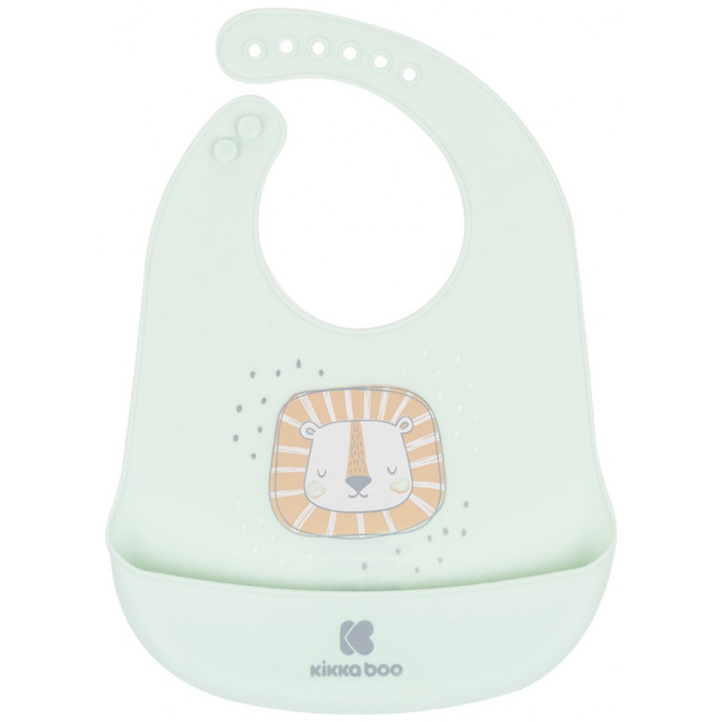 Kikka Boo Silicon Bib Savanna Mint 31303030047