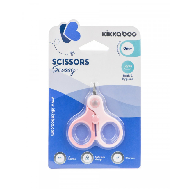 Kikka Boo Scissy Βρεφικό Ψαλιδάκι Νυχιών Pink 31303040066