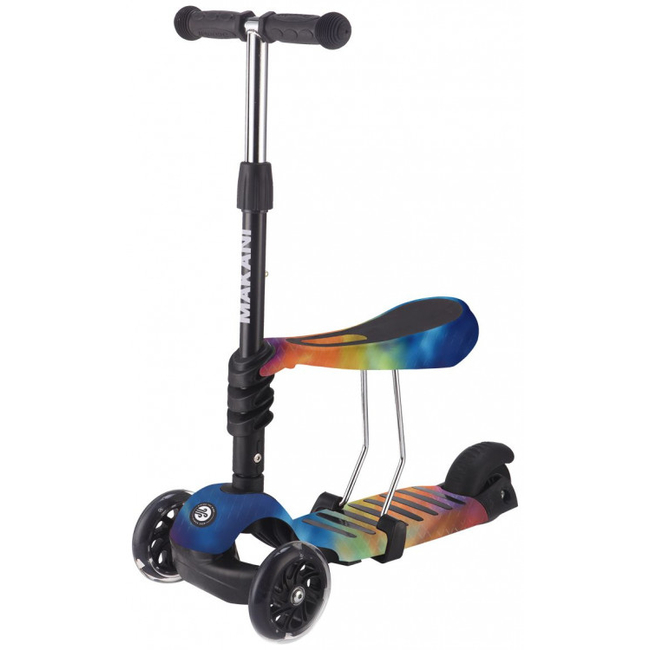 Kikka boo Scooter 3 in 1 Ride and Skate Παιδικό Πατίνι με 3 Τροχούς & Κάθισμα Rainbow 31006010092