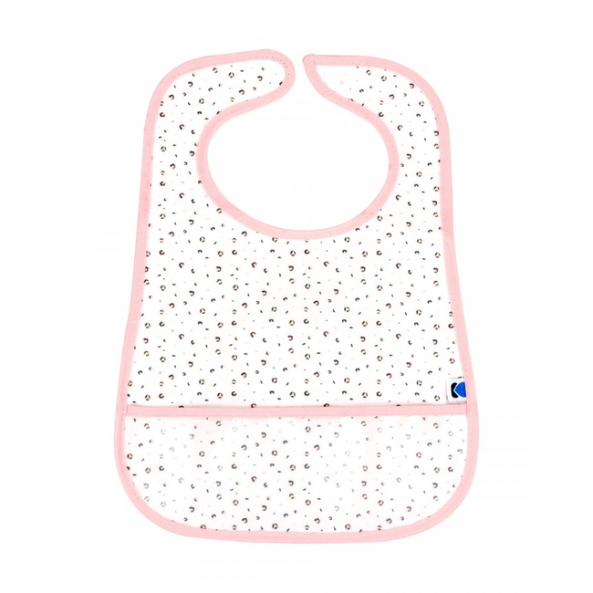 Kikka Boo Set of 3 Bibs with crumb catcher Savanna Pink 31303030053