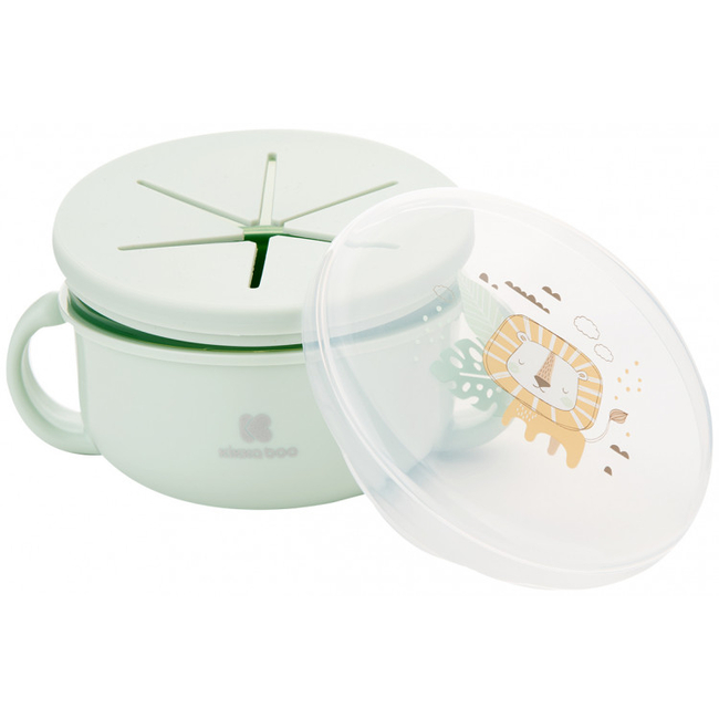 Kikka Boo Snack bowl 2 in 1 380ml Savanna Mint 31302040130