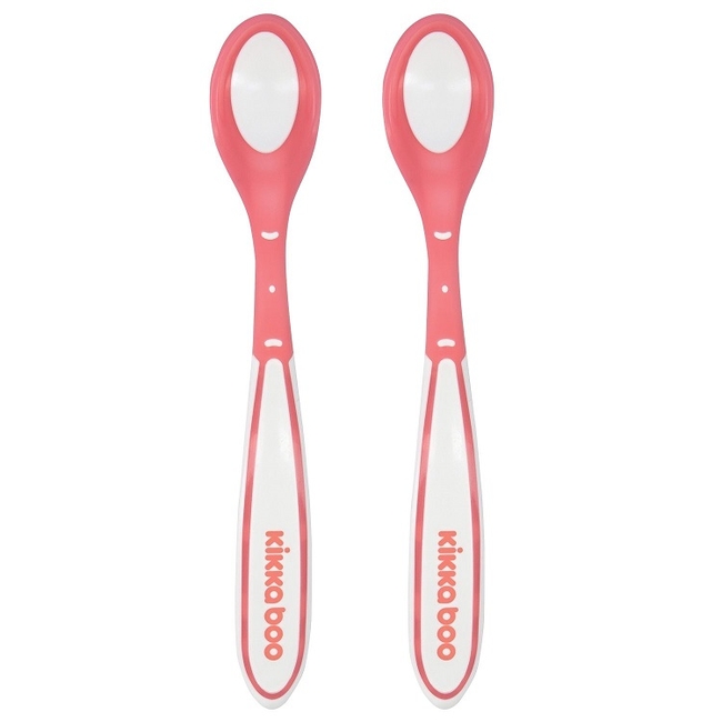 Heat sensing spoons Boo 2pcs - Pink (31302040078)