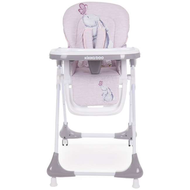 Kikka Boo Sweet Nature Παιδική Καρέκλα Φαγητού Pink Rabbit 31004010069 (Δώρο Μπολ Φαγητού με κουταλάκι)