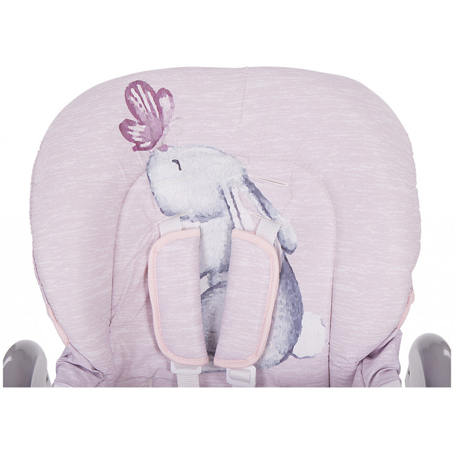 Kikka Boo Sweet Nature Παιδική Καρέκλα Φαγητού Pink Rabbit 31004010069