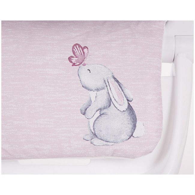 Kikka Boo Sweet Nature Παιδική Καρέκλα Φαγητού Pink Rabbit 31004010069 (Δώρο Μπολ Φαγητού με κουταλάκι)