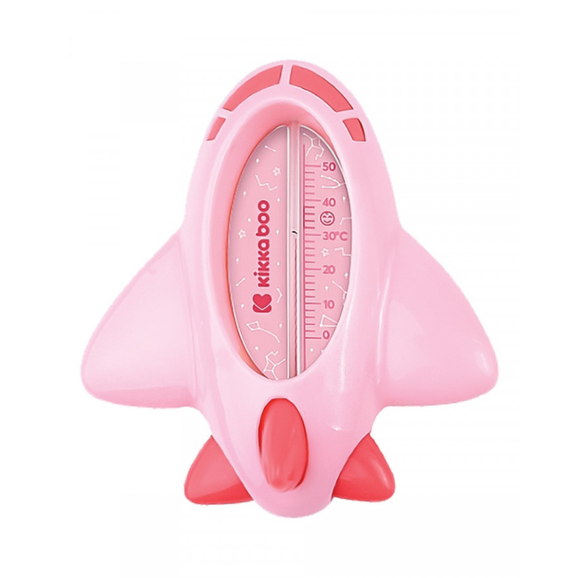 Kikka Boo Θερμόμετρο Μπάνιου Δωματίου Plane Pink 31405010023